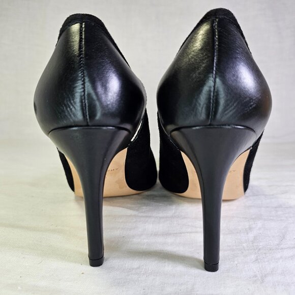 Ann Taylor Katlin 3.5” Stiletto Heel Cutout Scarpin Slip On Suede Pumps 8M - Picture 6 of 15